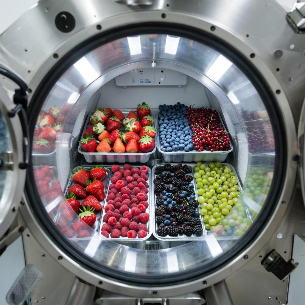 Шоковая заморозка для ягод